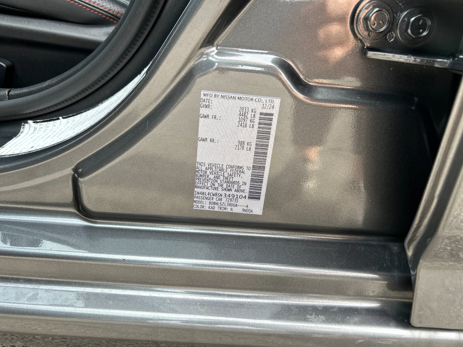 Used 2025 Gun Metallic Nissan 2.5 SR image 33