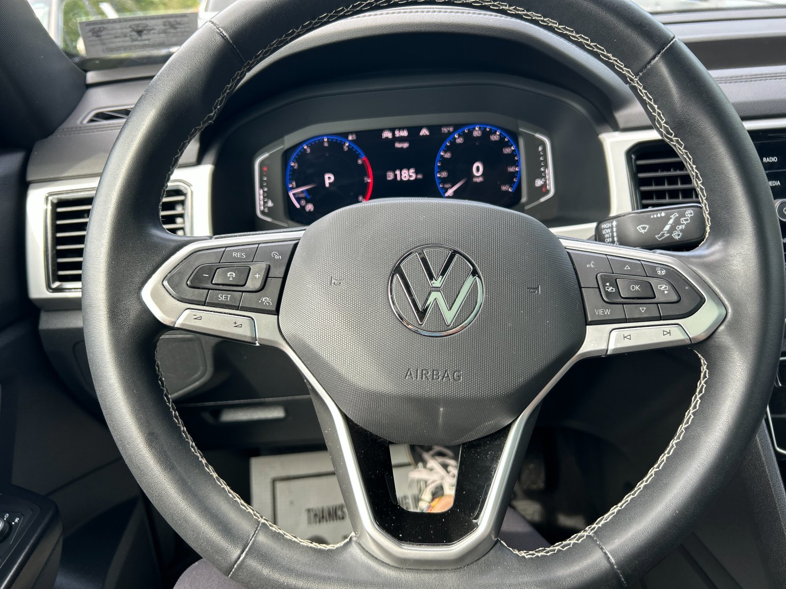 Used 2021 Pure White Volkswagen 3.6L V6 SEL Premium image 28