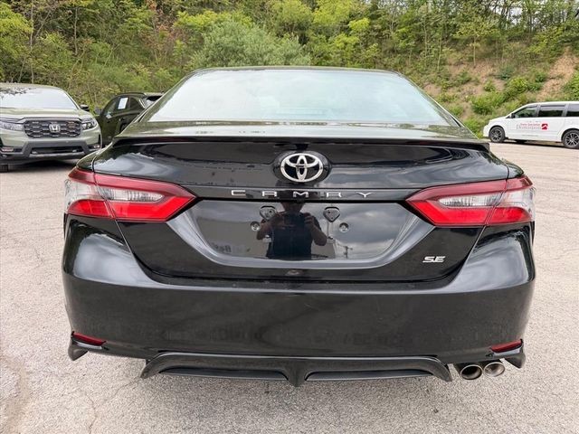 Used 2024 Midnight Black Metallic Toyota SE image 5