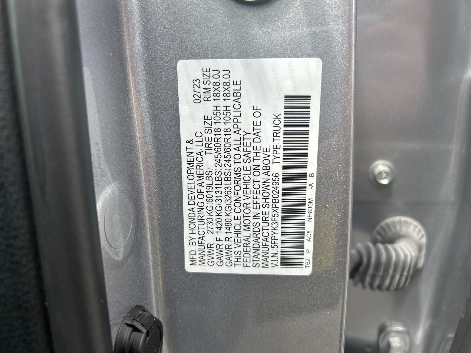 Used 2023 Lunar Silver Metallic Honda RTL image 33