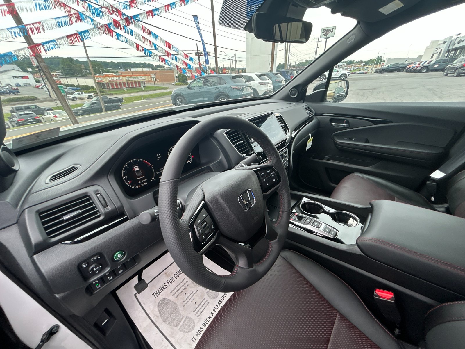 New 2026 Platinum White Pearl Honda Black Edition image 11