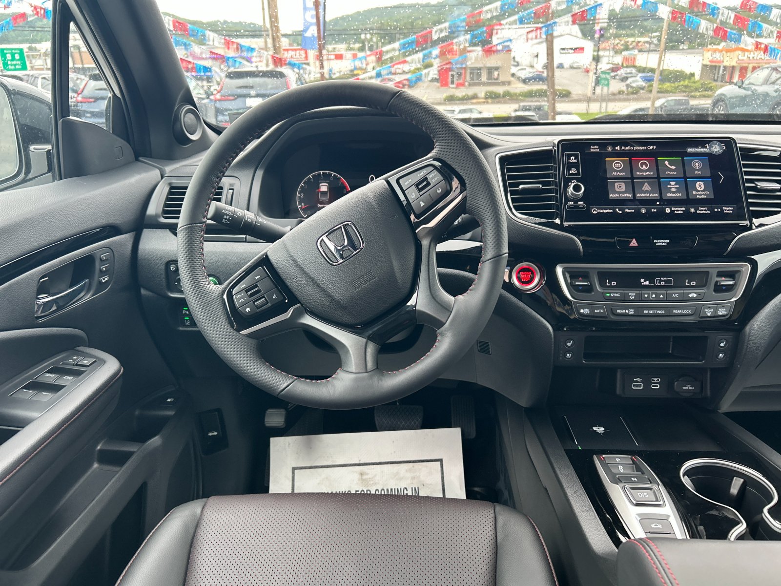 New 2026 Platinum White Pearl Honda Black Edition image 17