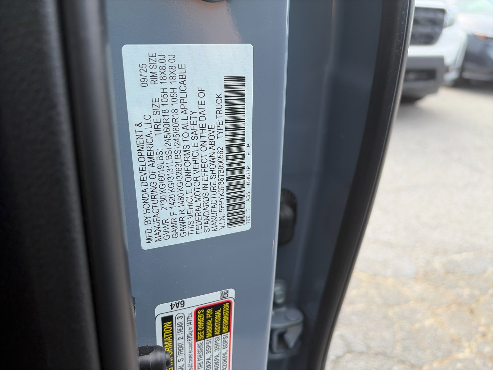 2026 Honda Ridgeline Black Edition - Photo 34