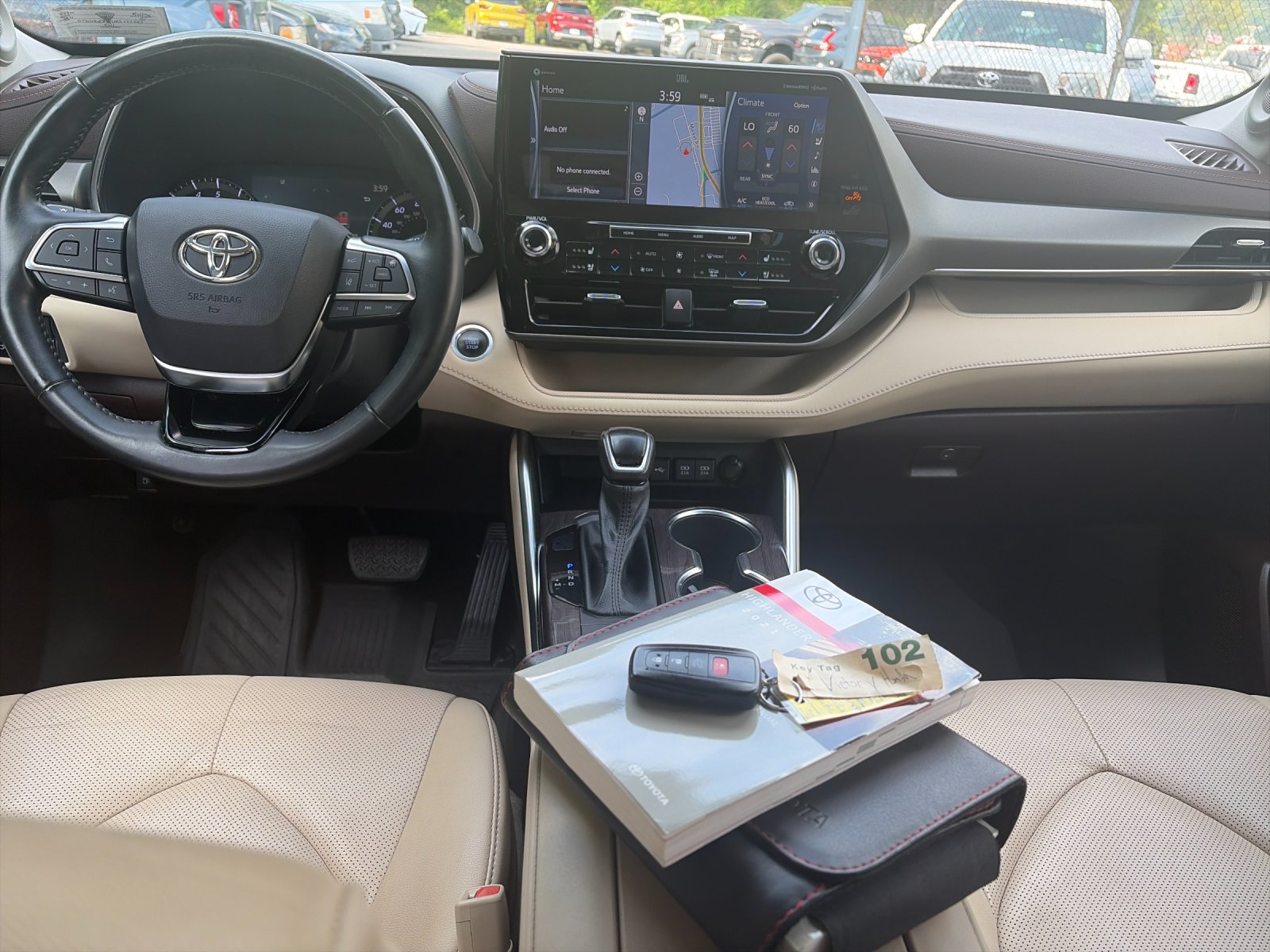 Used 2021 Blizzard Pearl Toyota Limited image 16