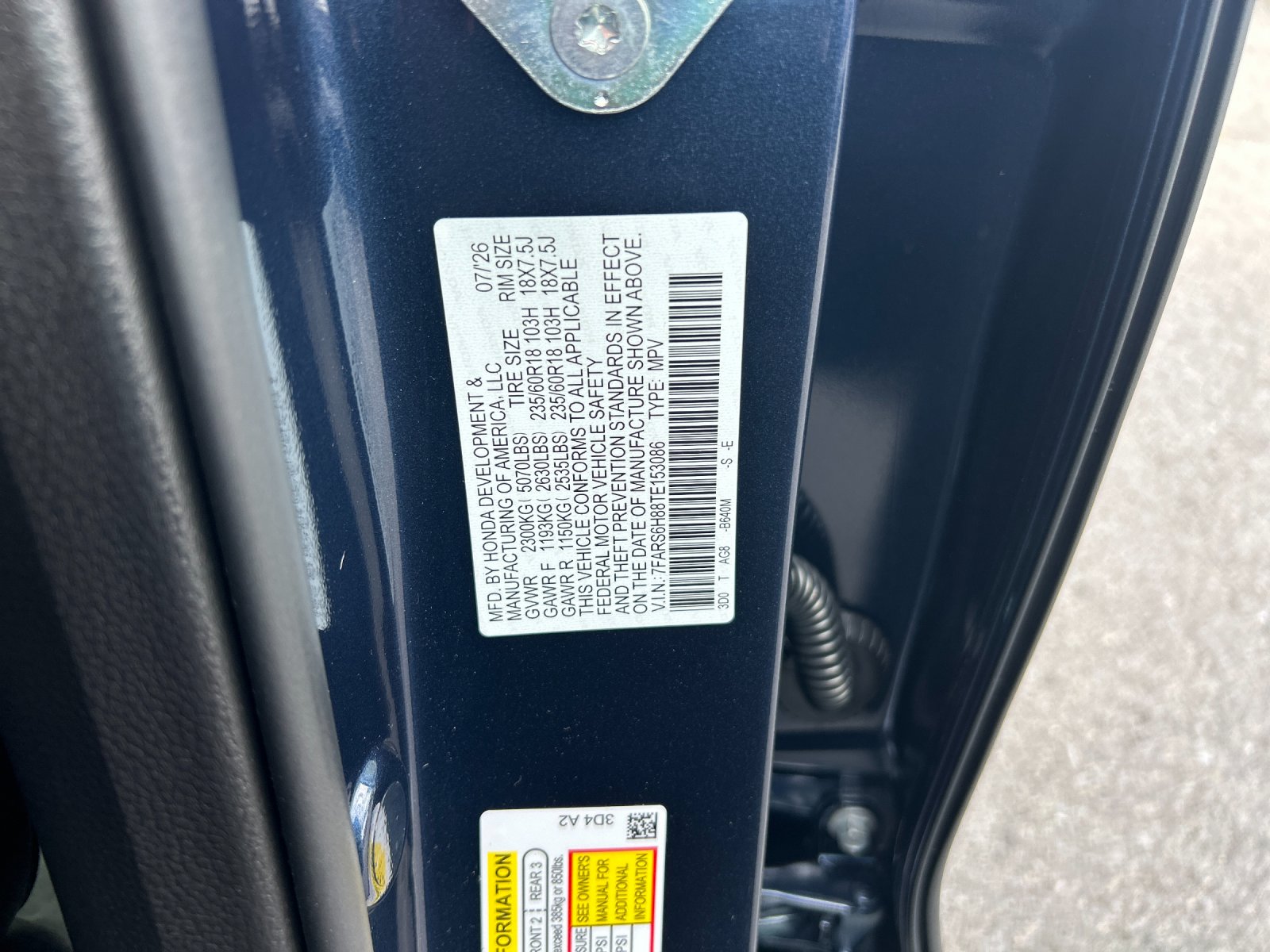 New 2026 Canyon River Blue Metallic Honda AWD Sport-L Hybrid image 35