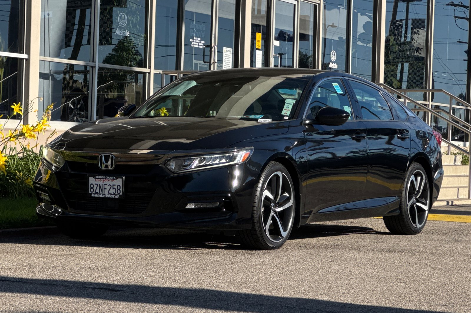 Certified Used 2018 Crystal Black Pearl Honda Sport image 8