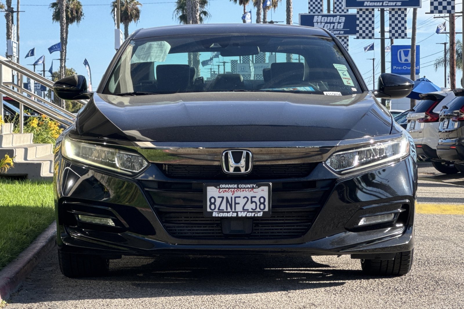 Certified Used 2018 Crystal Black Pearl Honda Sport image 9