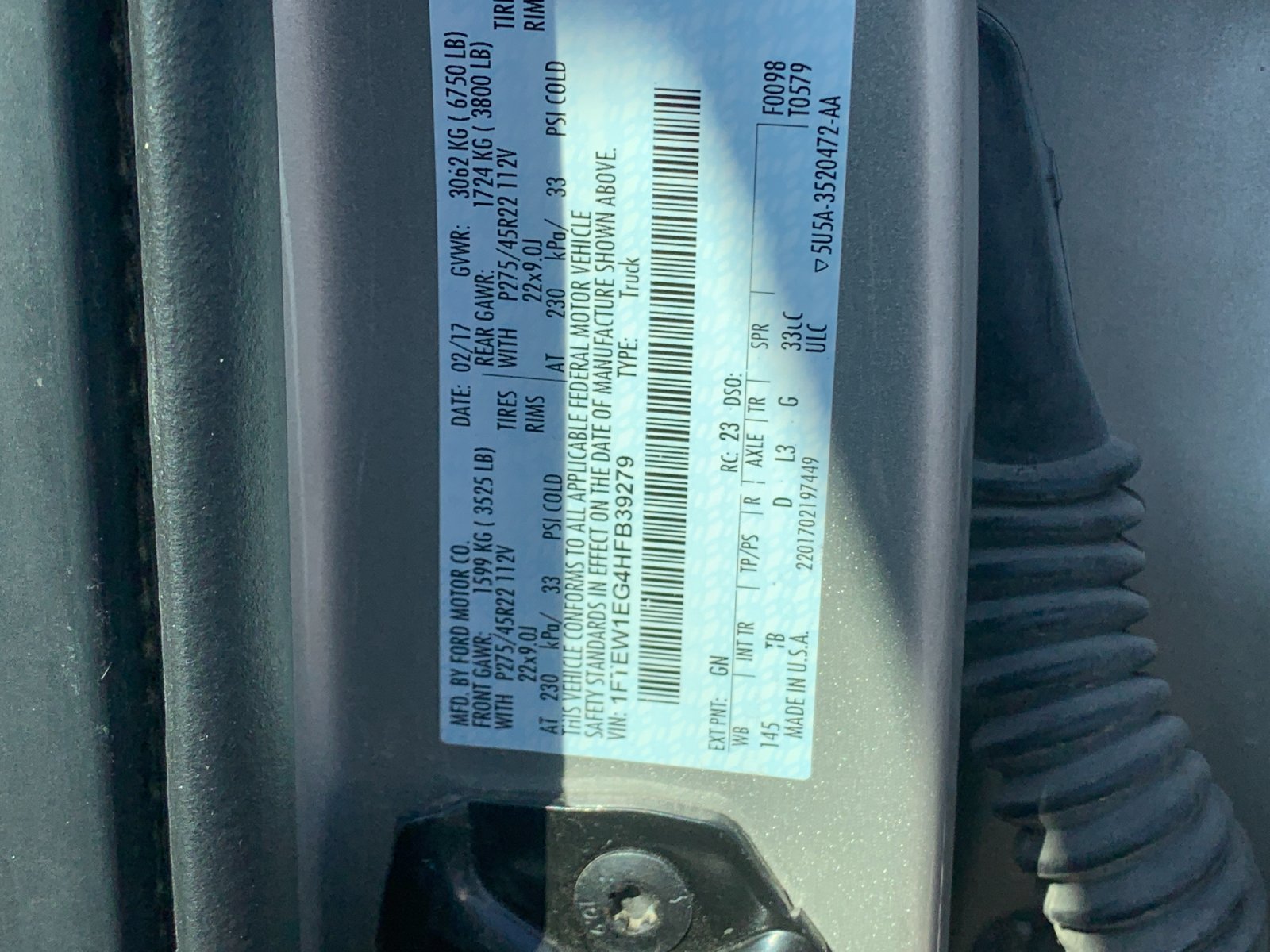 Used 2017 Gold Ford Limited image 34
