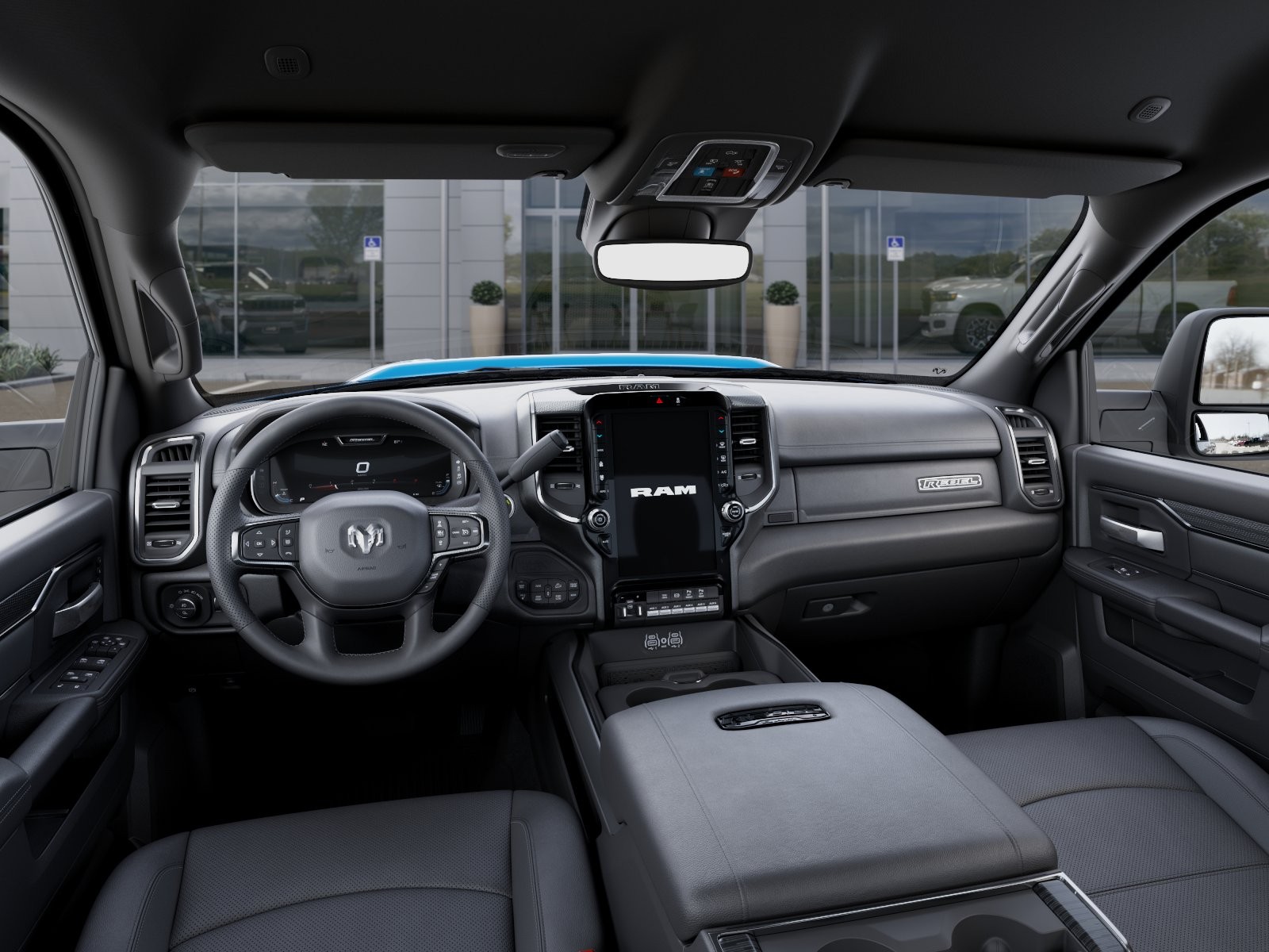 New 2026 Hydro Blue Pearl-Coat Exterior Paint RAM Rebel image 14