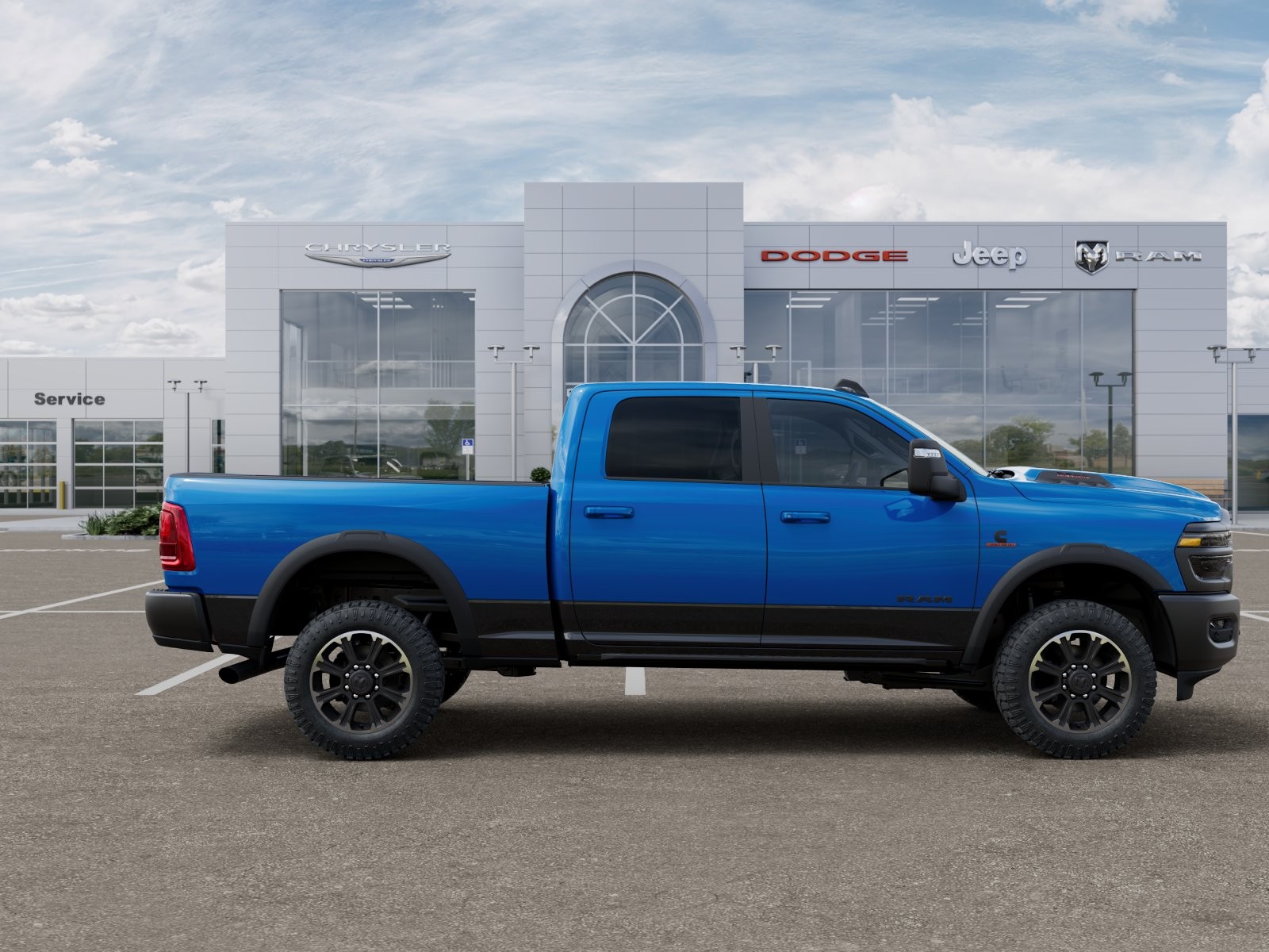 New 2026 Hydro Blue Pearl-Coat Exterior Paint RAM Rebel image 21