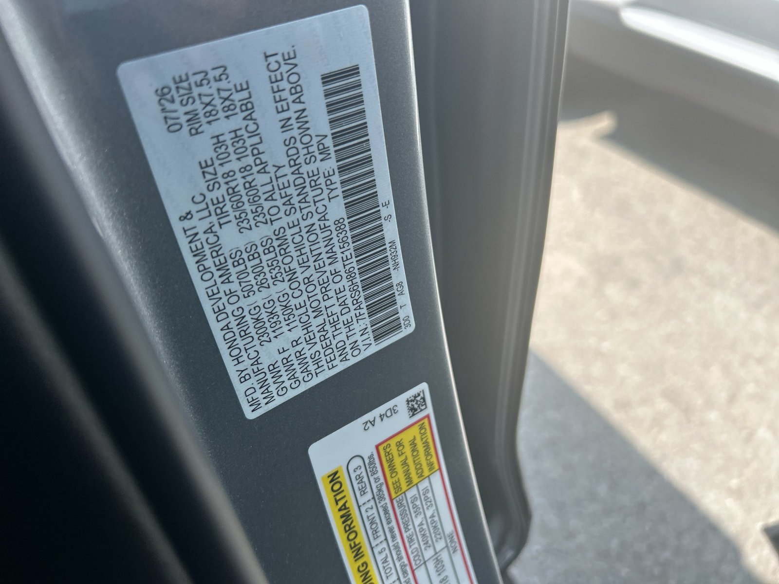 New 2026 Solar Silver Metallic Honda AWD Sport-L Hybrid image 35