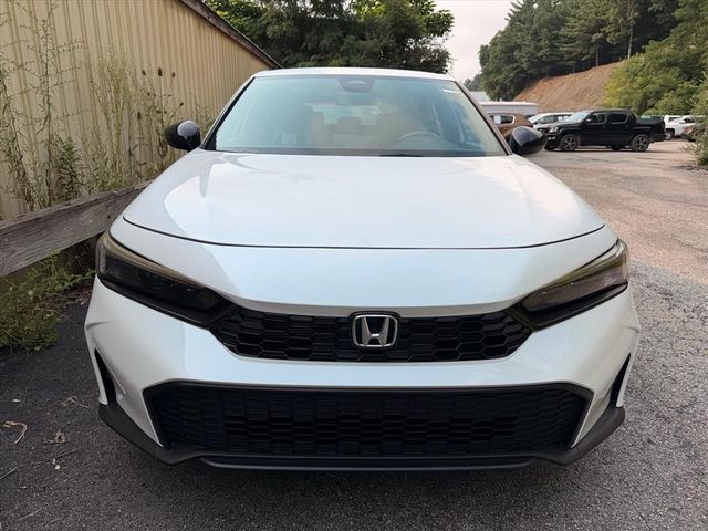 New 2026 Platinum White Pearl Honda FWD Sport image 3
