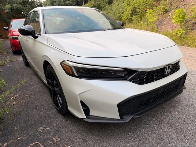 New 2026 Platinum White Pearl Honda FWD Sport image 4