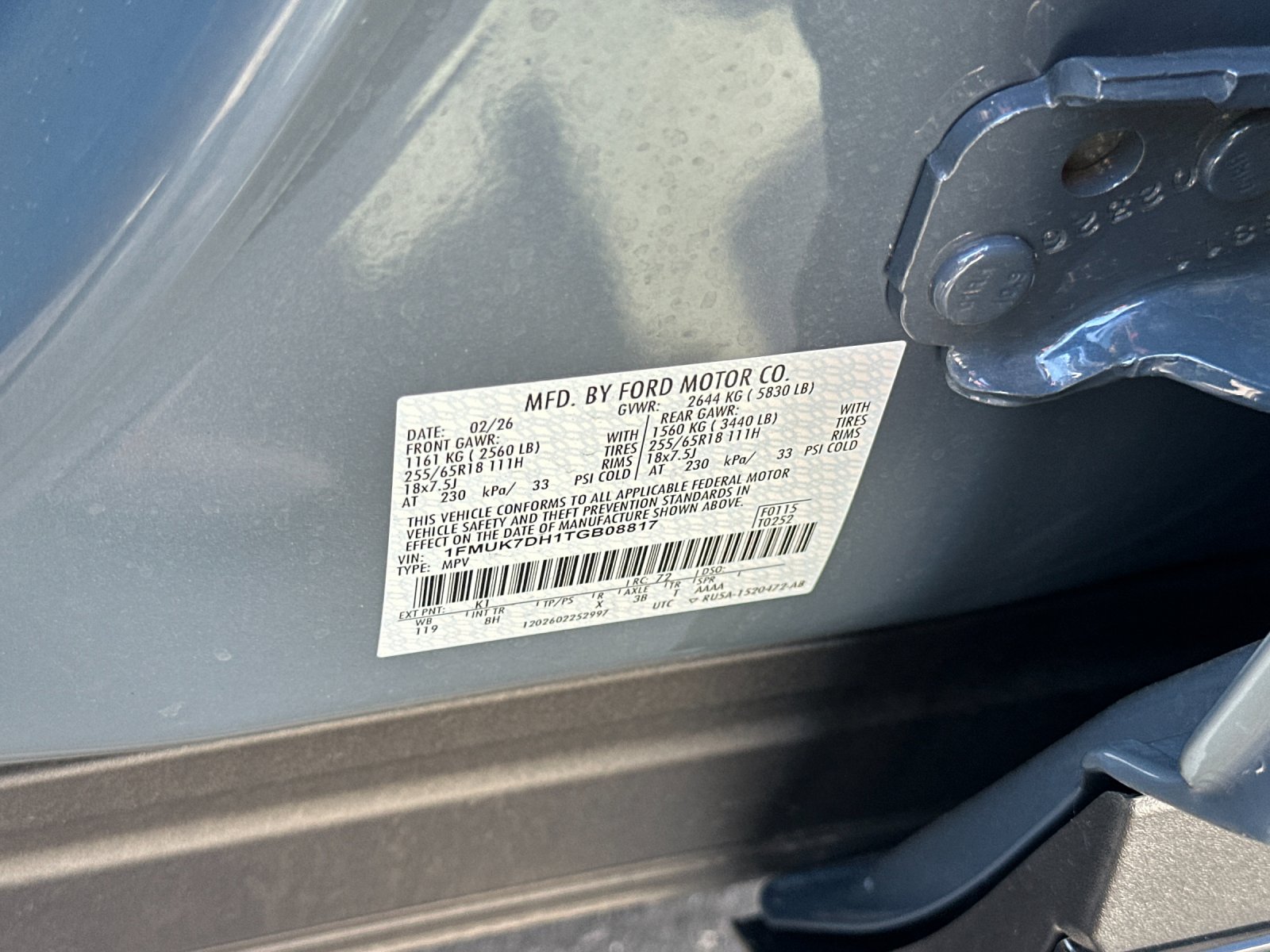 New 2026 Vapor Blue Metallic Ford Active image 29