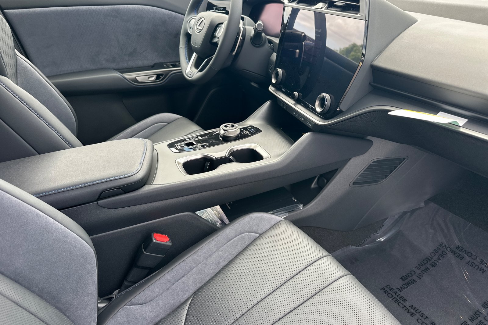 New 2026 Cloudburst Gray and Black Onyx Lexus  550e F SPORT AWD image 16