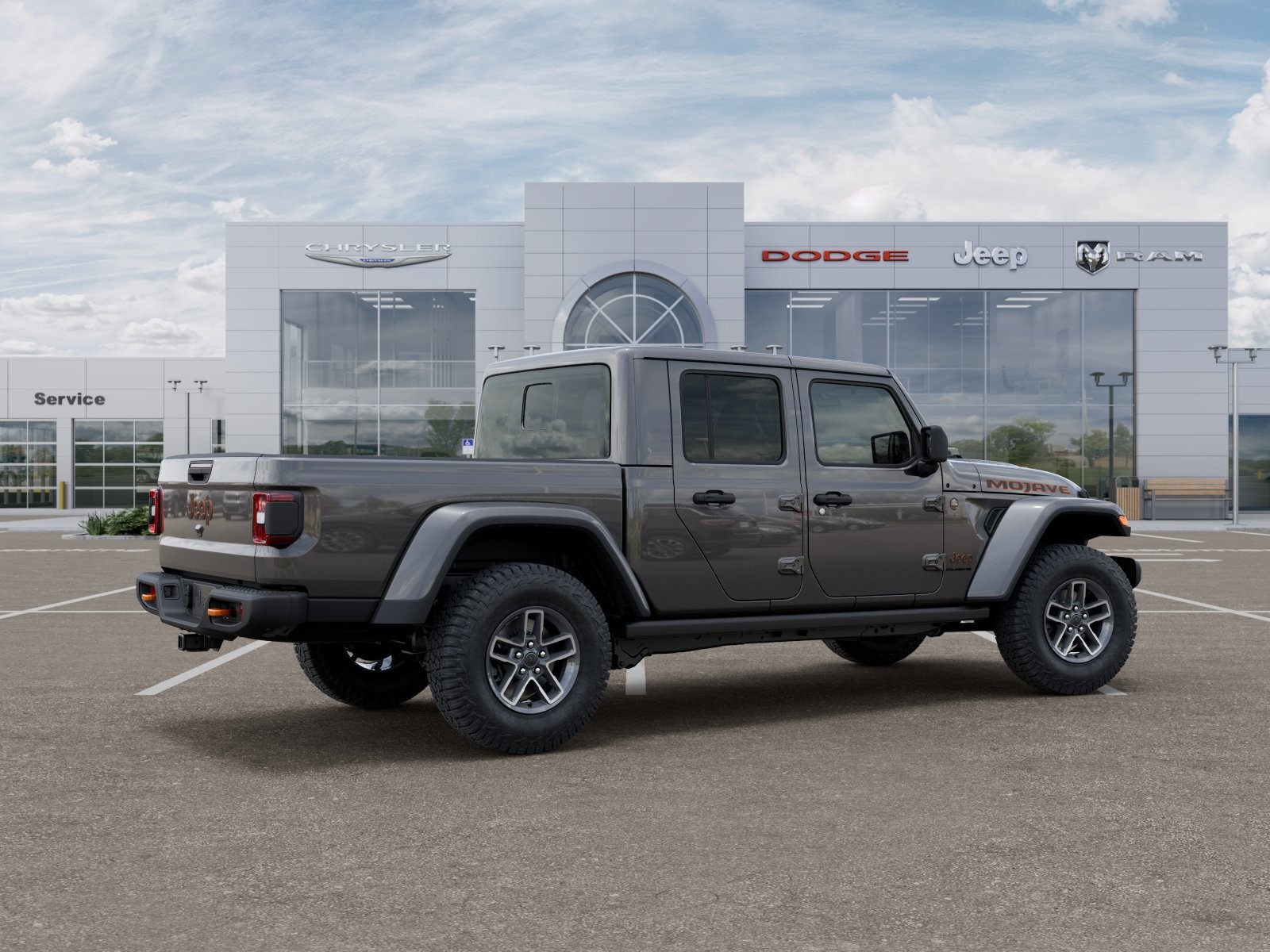 New 2026 Granite Crystal Metallic Clear-Coat Exterior Paint Jeep Mojave image 4