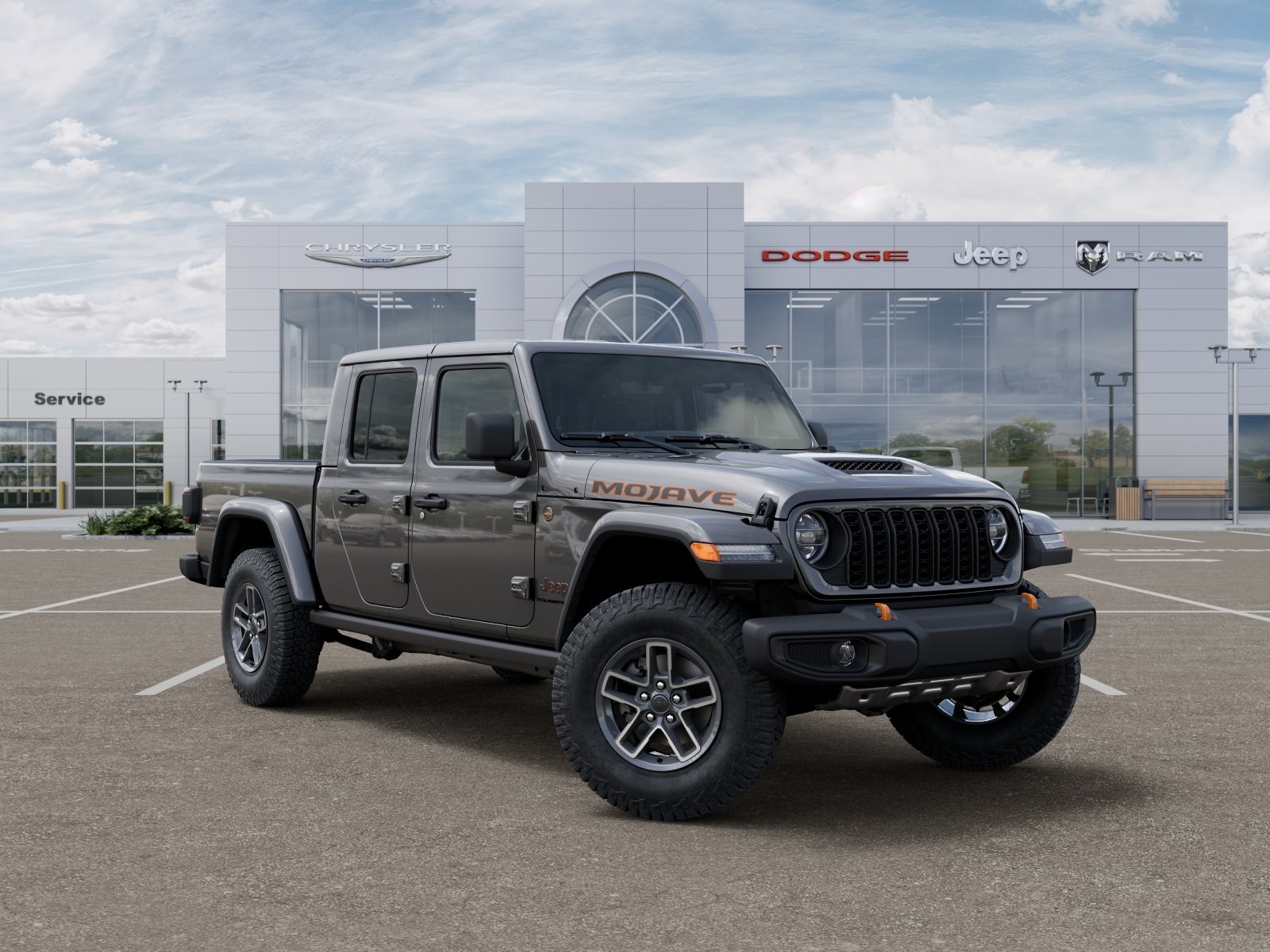 New 2026 Granite Crystal Metallic Clear-Coat Exterior Paint Jeep Mojave image 5