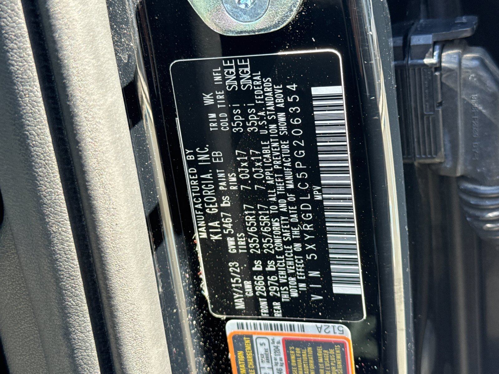 Used 2023 Black Kia LX image 28