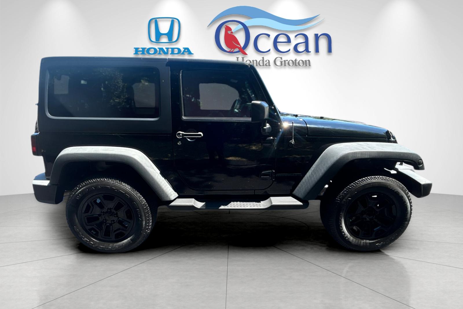 Used 2017 Jeep Wrangler Willys Wheeler with VIN 1C4AJWAG7HL616210 for sale in Groton, CT