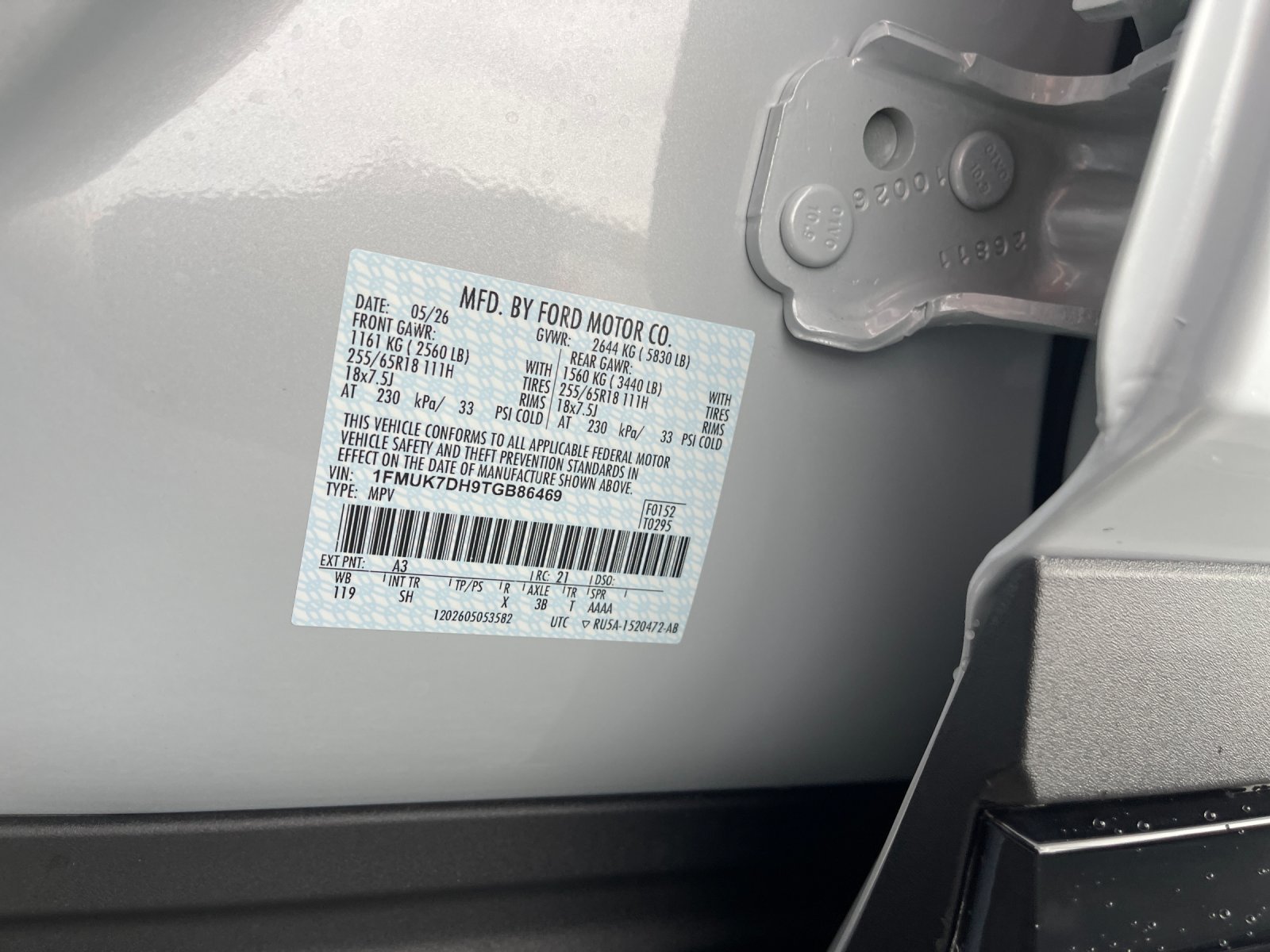 New 2026 Space White Metallic Ford Active image 32