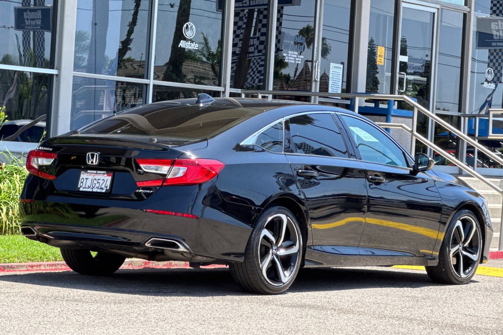 Certified Used 2020 Crystal Black Pearl Honda Sport image 4