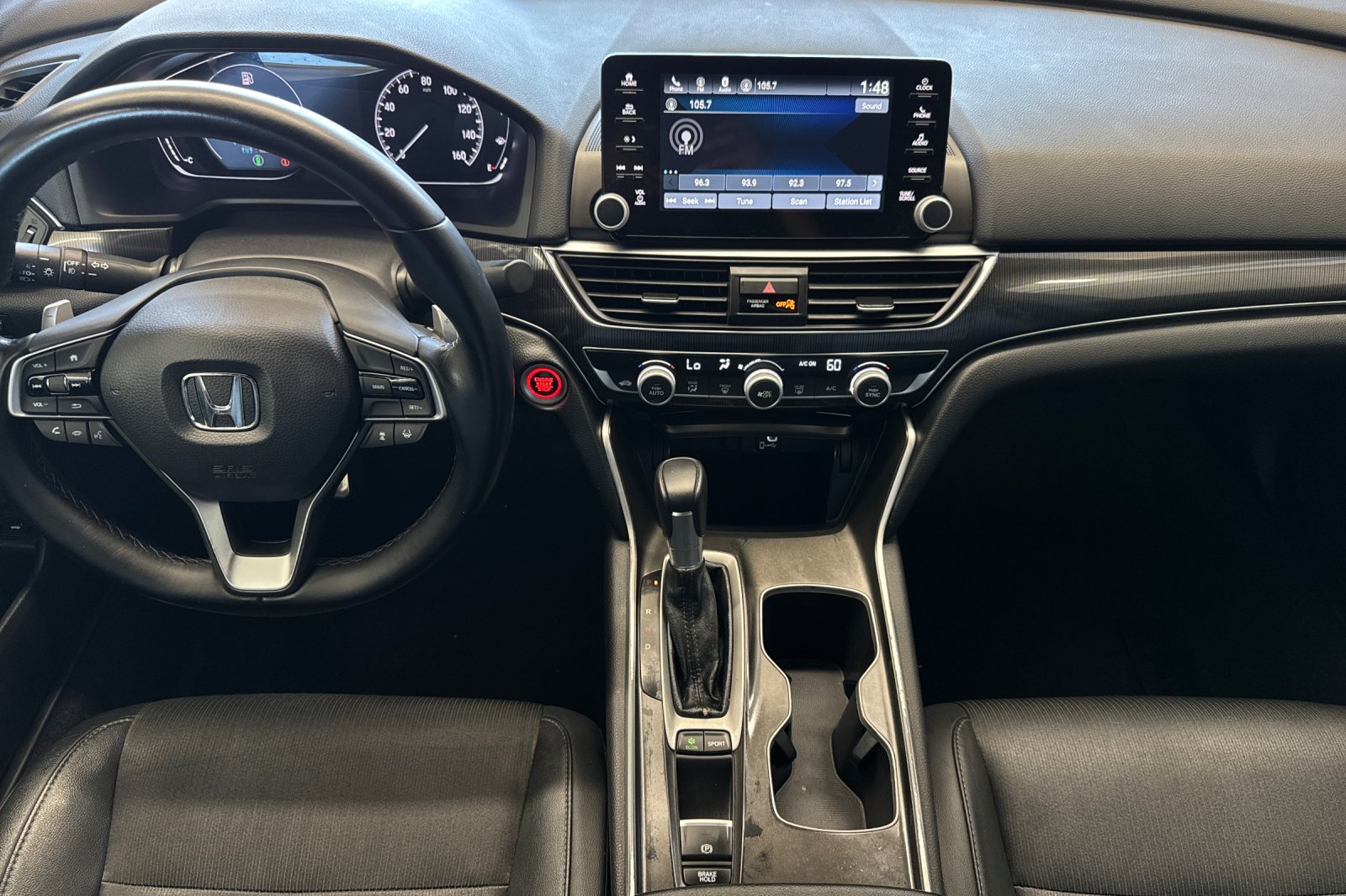 Certified Used 2020 Crystal Black Pearl Honda Sport image 13