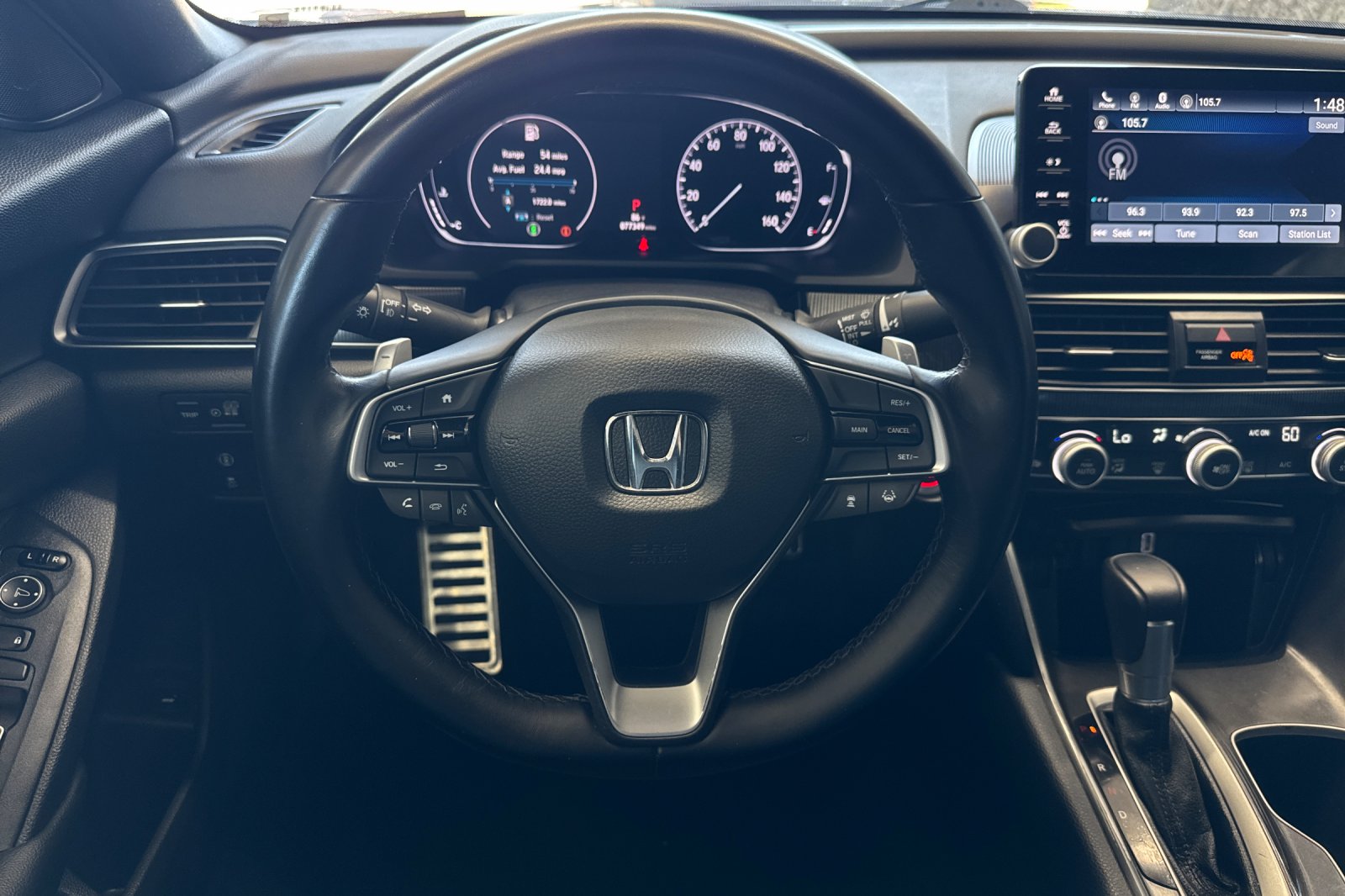 Certified Used 2020 Crystal Black Pearl Honda Sport image 14