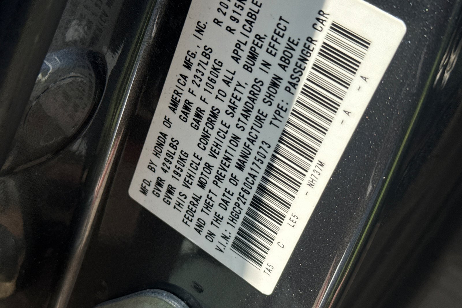 Used 2012 Polished Metal Metallic Honda SE image 11
