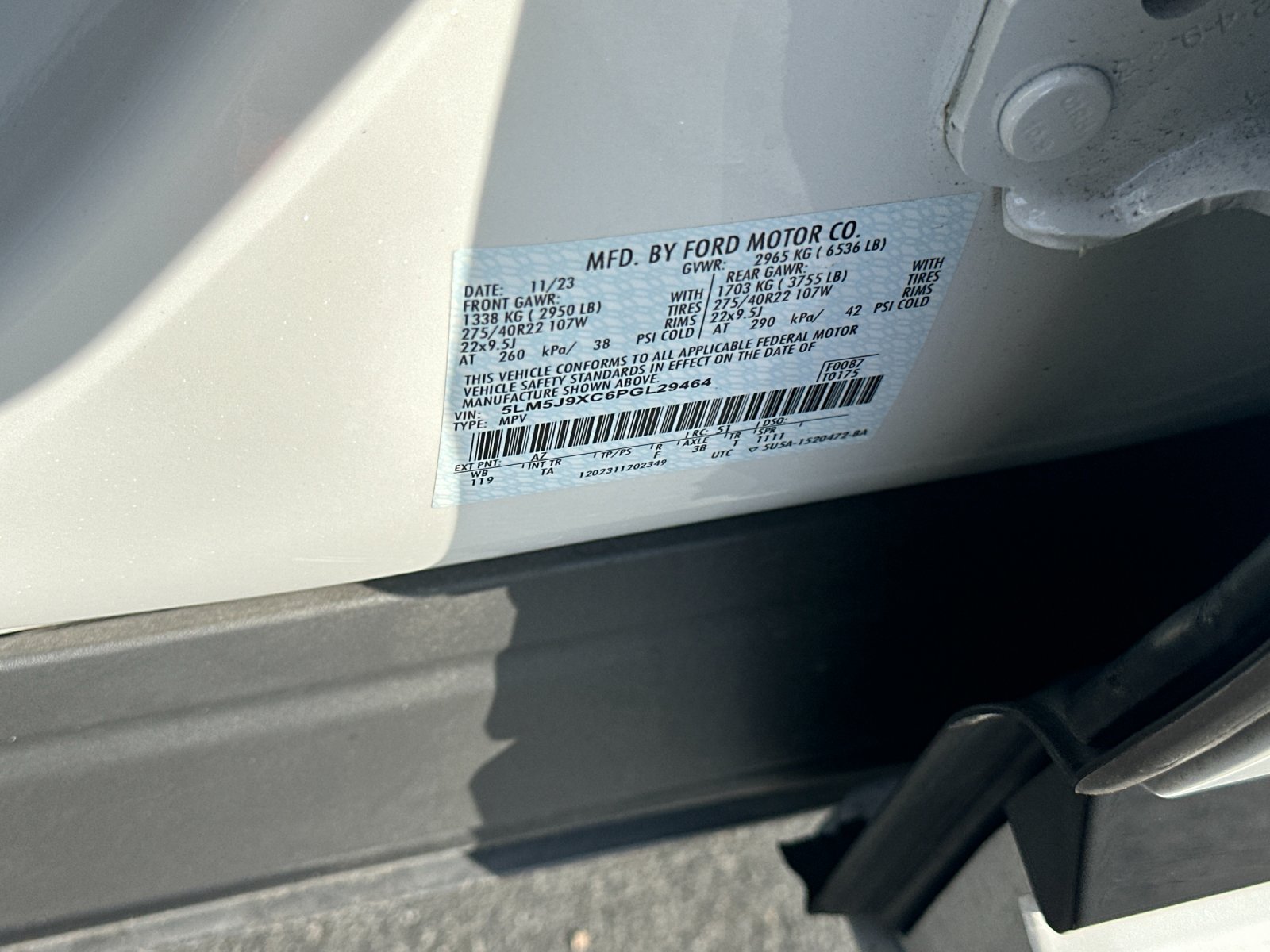Used 2023 White Lincoln Black Label image 29
