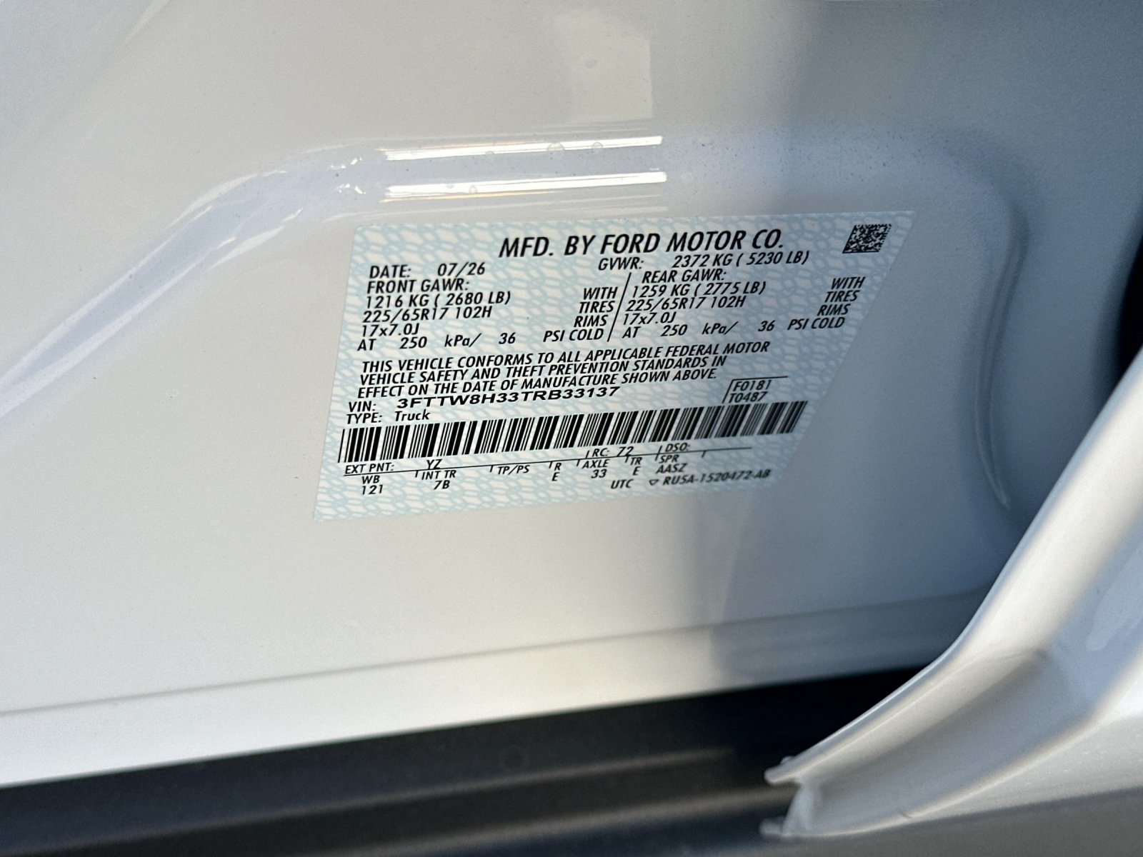 New 2026 Oxford White Ford XLT image 26