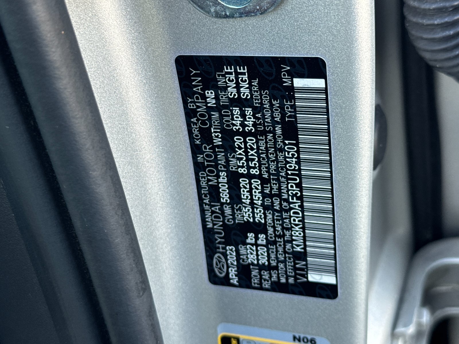 Used 2023 Gold Hyundai Limited image 28