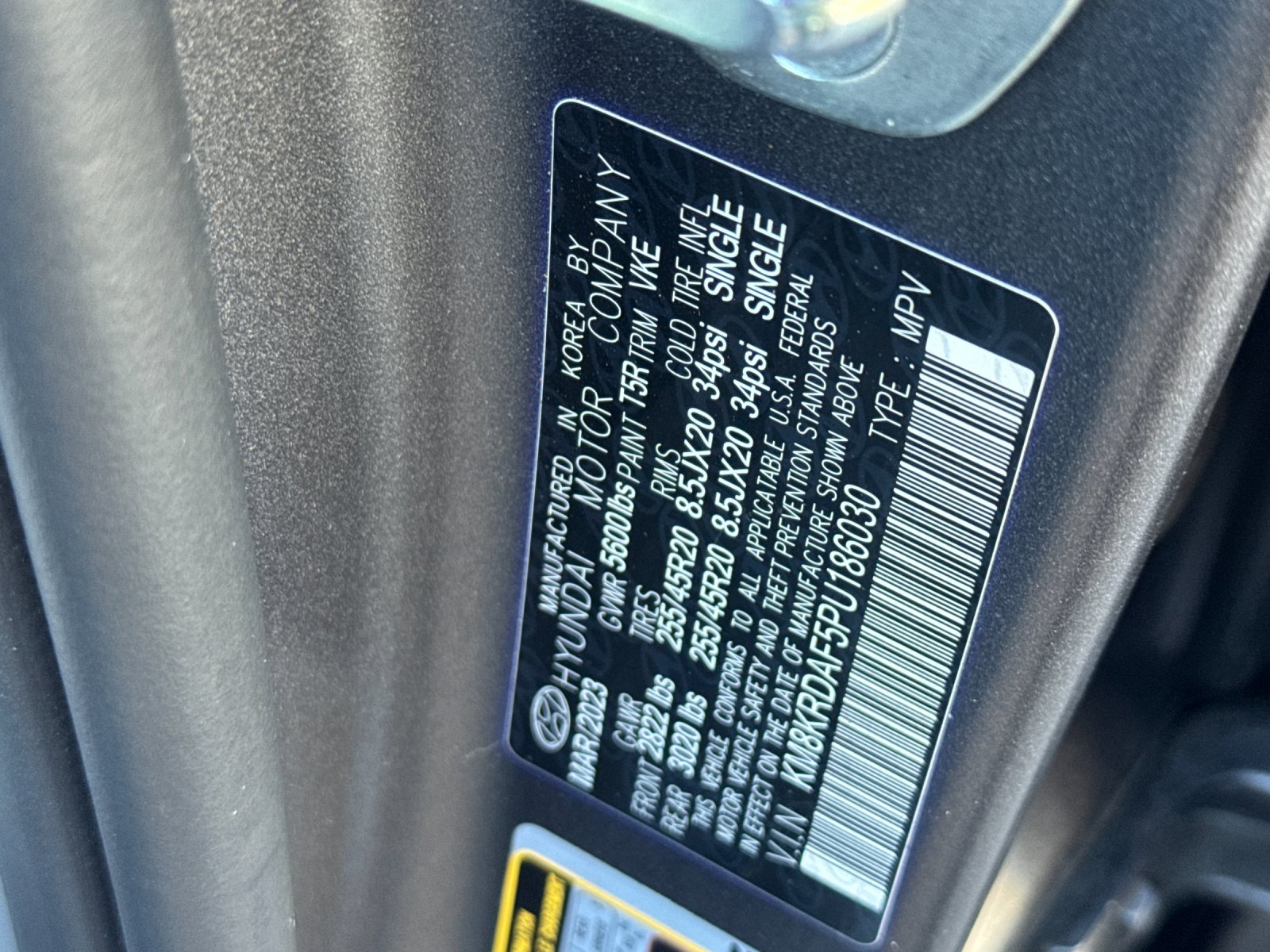 Used 2023 Gray Hyundai Limited image 28