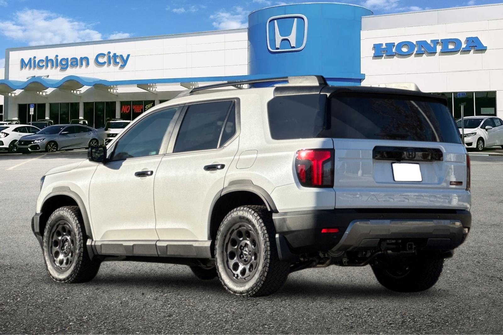 New 2026 Platinum White Pearl Honda TrailSport Blackout image 3