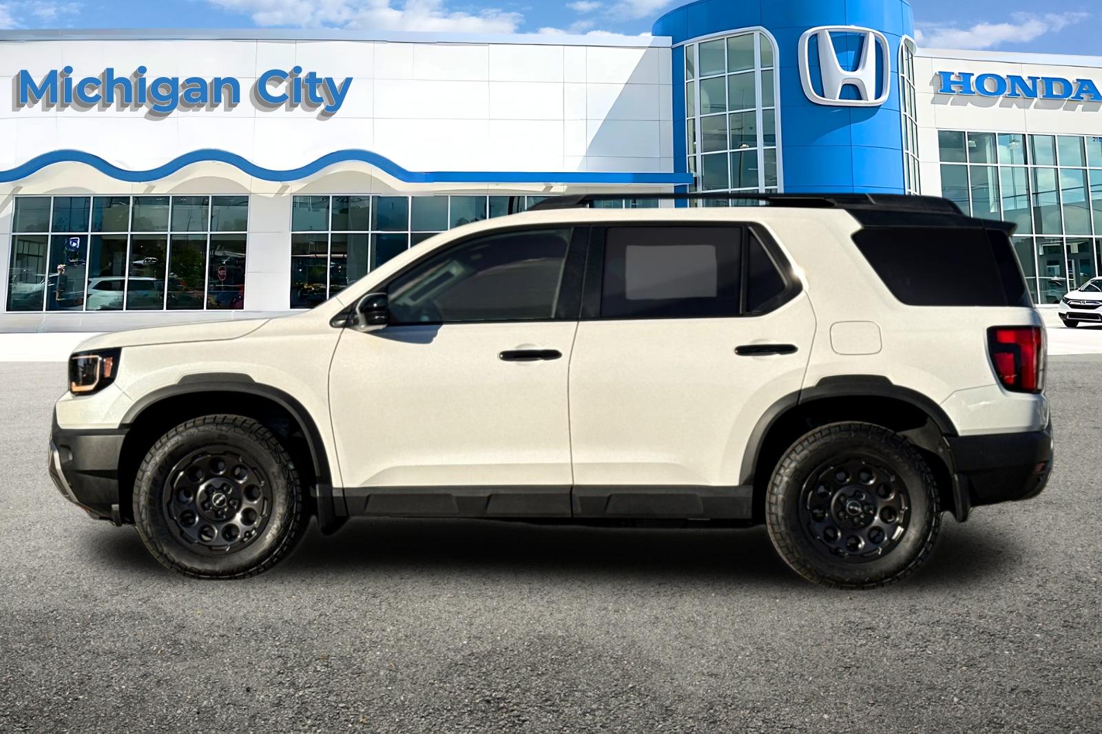 New 2026 Platinum White Pearl Honda TrailSport Blackout image 2