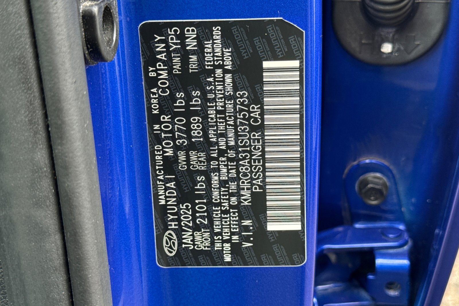 Used 2025 Blue Hyundai SEL image 28