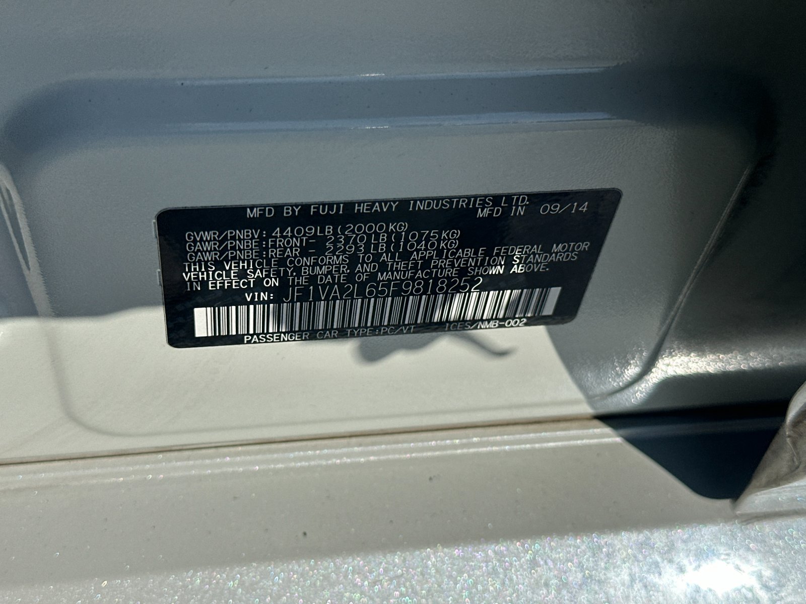 Used 2015 White Subaru WRX STi image 26