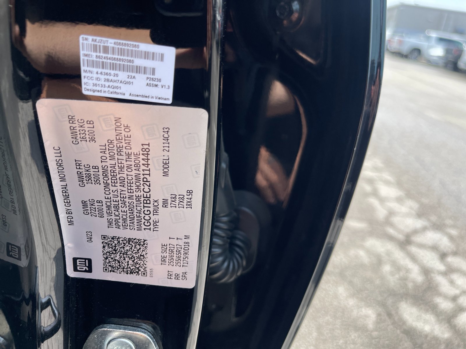Used 2023 Black Chevrolet Work Truck image 31