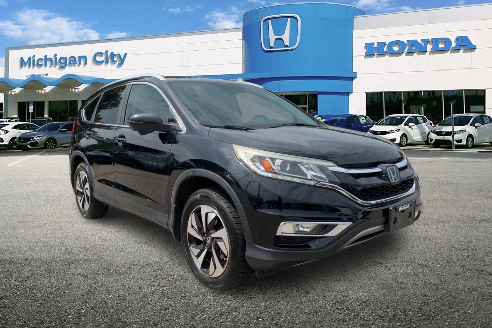 Used 2015 Crystal Black Pearl Honda Touring image 7