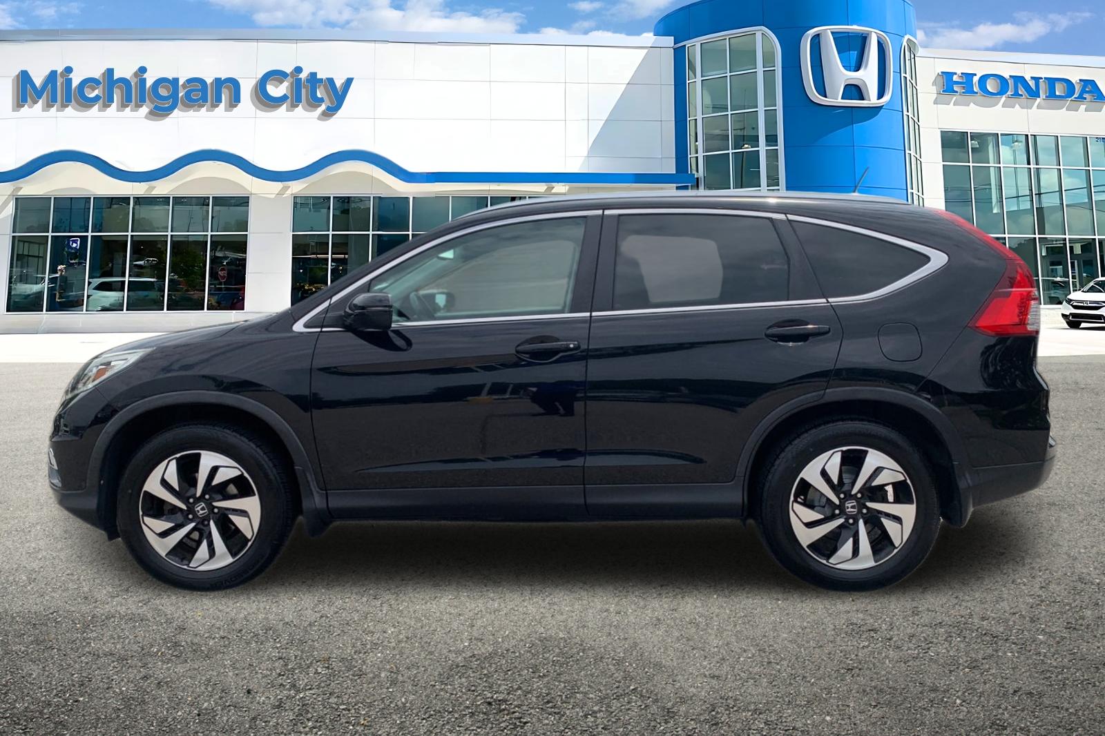 Used 2015 Crystal Black Pearl Honda Touring image 2