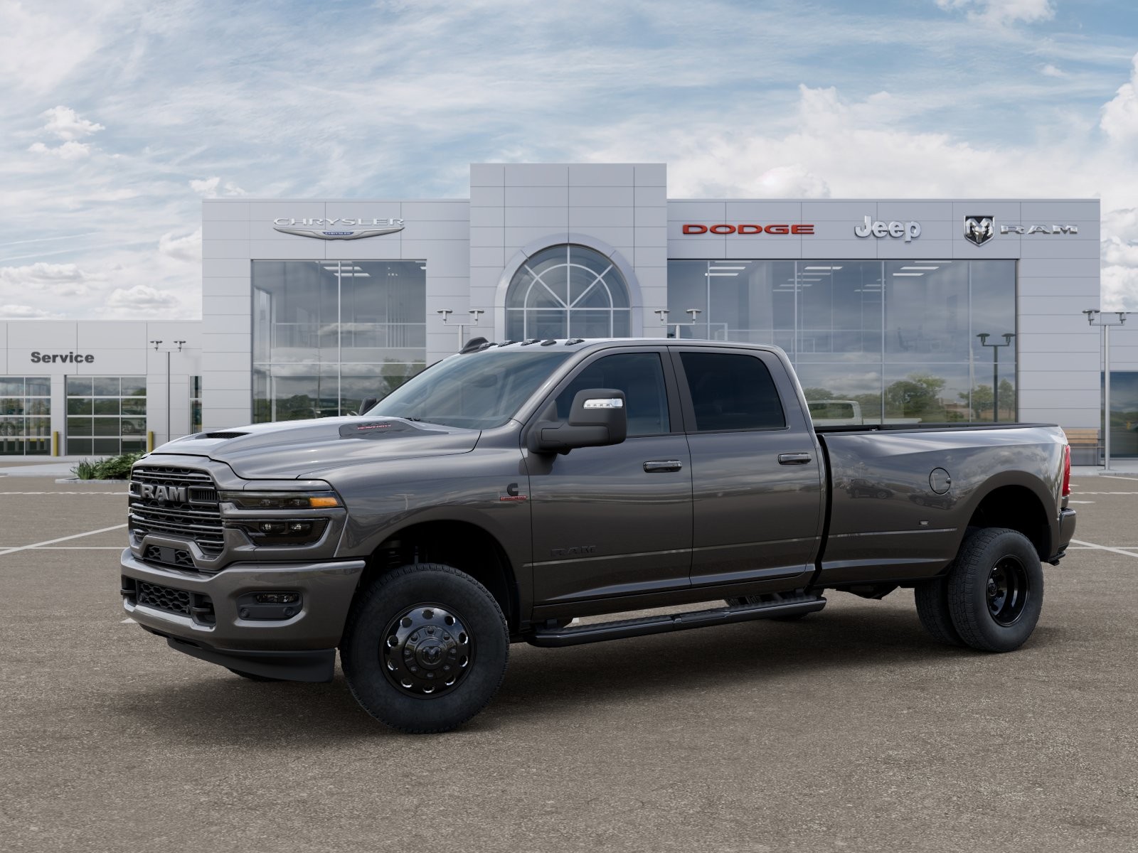 New 2026 Granite Crystal Metallic Clear-Coat Exterior Paint RAM Laramie image 2