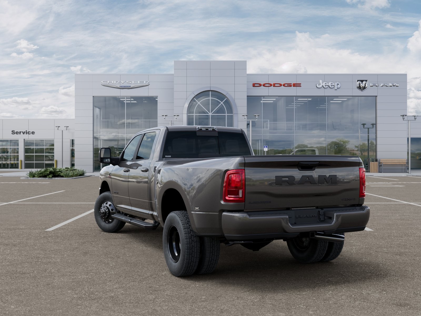 New 2026 Granite Crystal Metallic Clear-Coat Exterior Paint RAM Laramie image 3