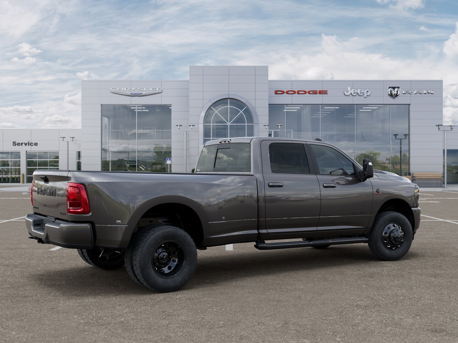 New 2026 Granite Crystal Metallic Clear-Coat Exterior Paint RAM Laramie image 4