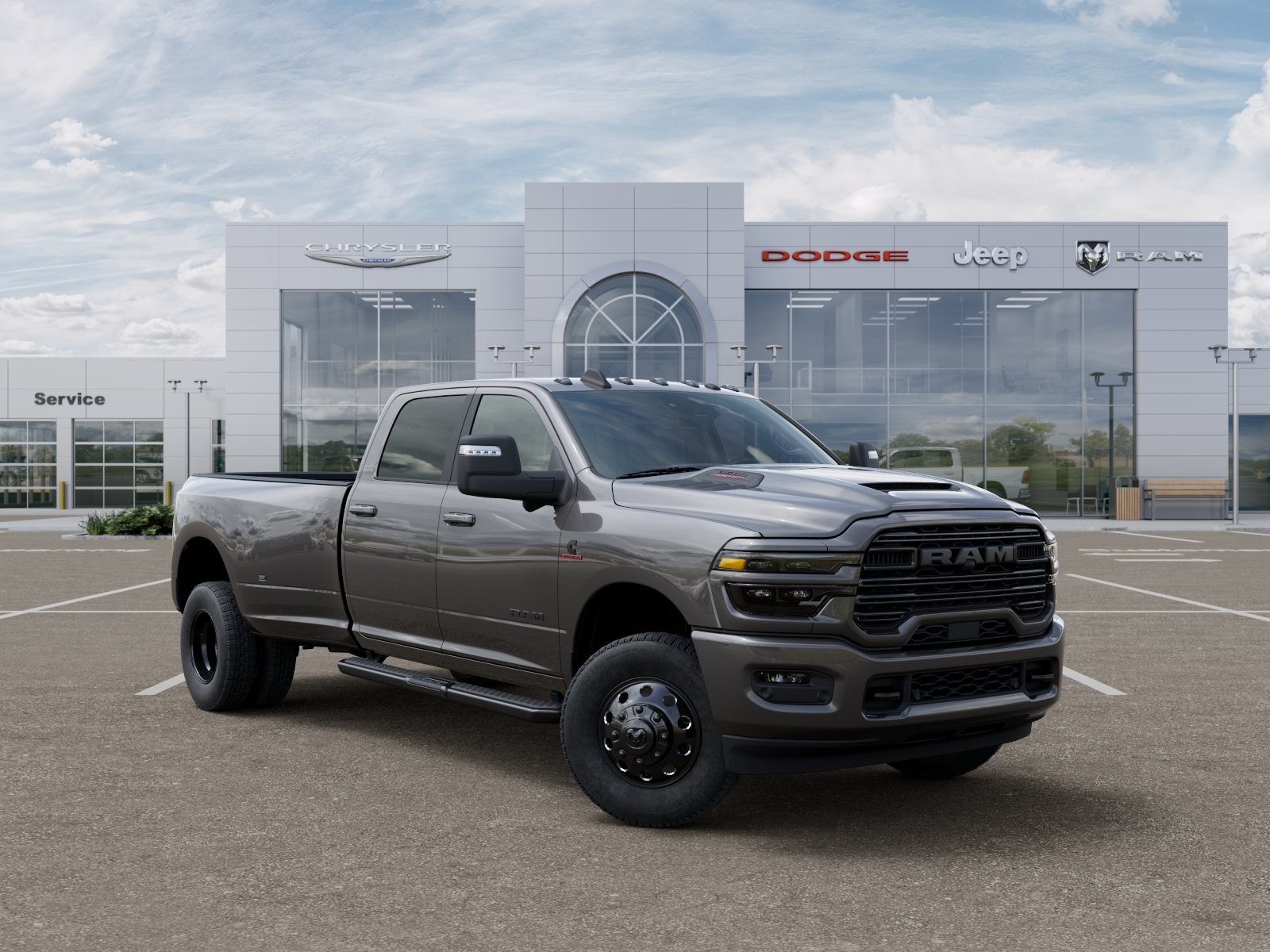 New 2026 Granite Crystal Metallic Clear-Coat Exterior Paint RAM Laramie image 5