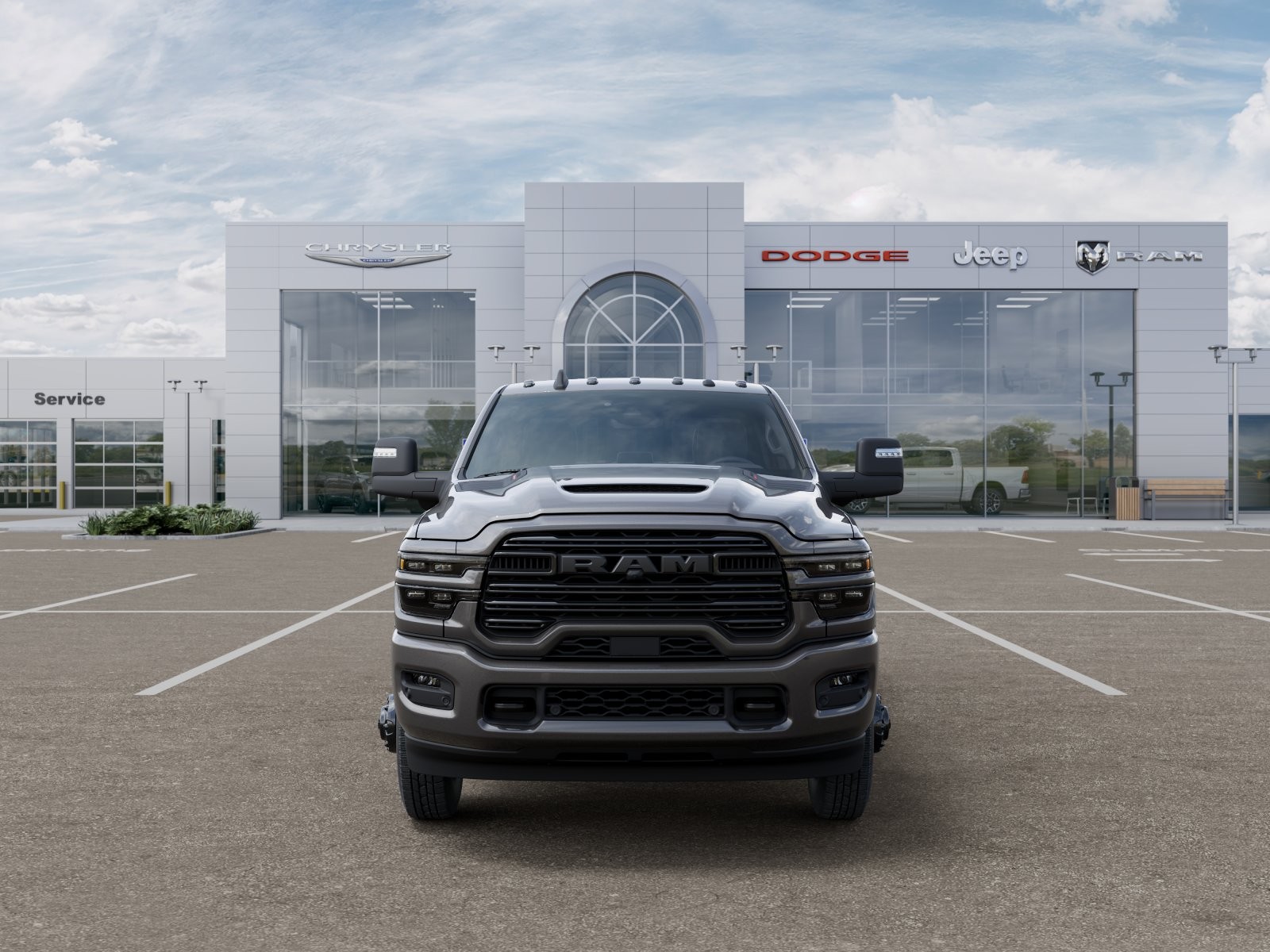 New 2026 Granite Crystal Metallic Clear-Coat Exterior Paint RAM Laramie image 6