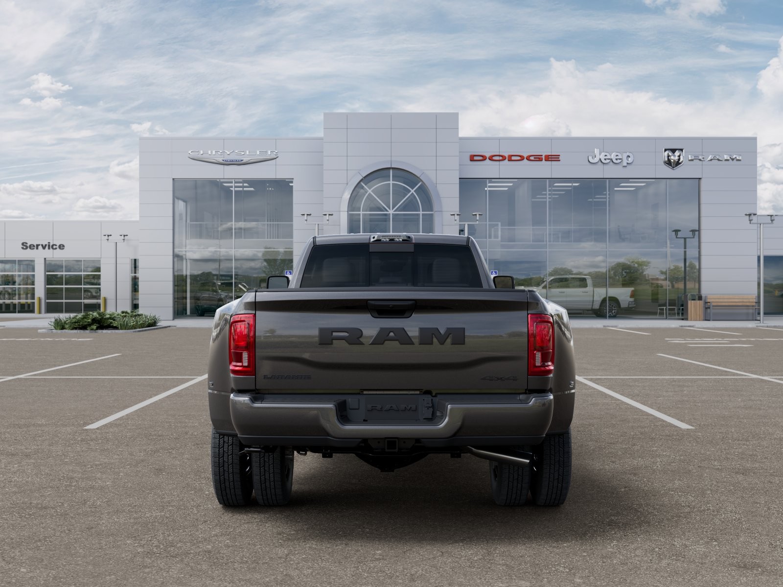 New 2026 Granite Crystal Metallic Clear-Coat Exterior Paint RAM Laramie image 7