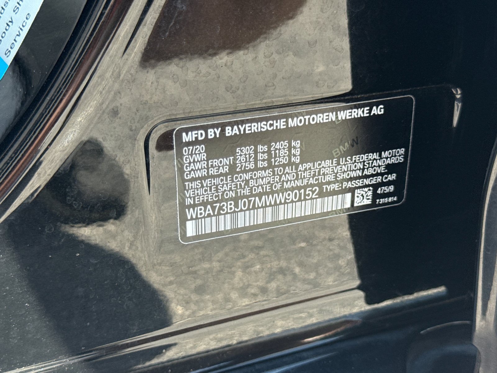 Used 2021 Black BMW 540i xDrive image 29