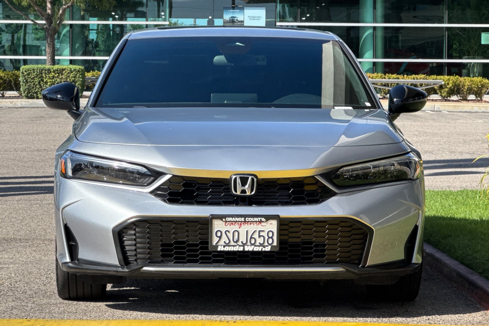 Certified Used 2025 Solar Silver Metallic Honda 4D HYBRID SPORT image 9