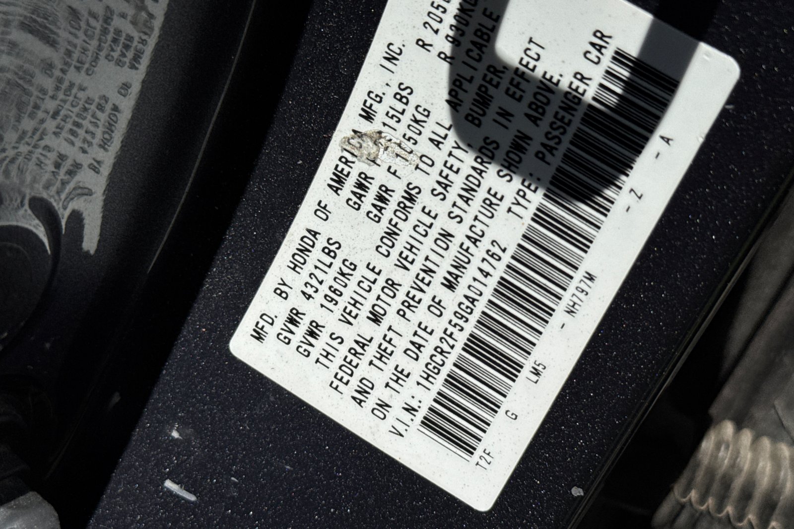Certified Used 2016 Modern Steel Metallic Honda Sport image 12