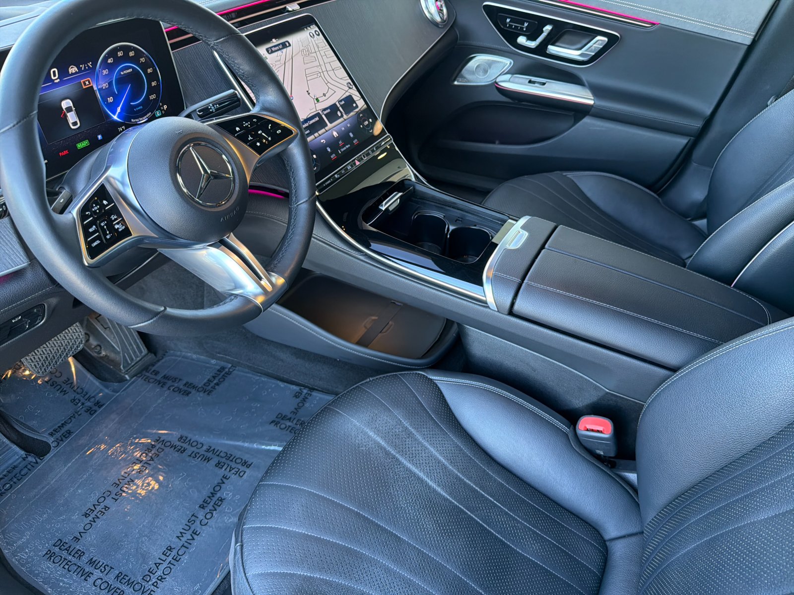 Certified Used 2023 MANUFAKTUR Alpine Grey Non-Metallic Mercedes-Benz 500 Sedan 4D Sedan 4MATIC® image 11