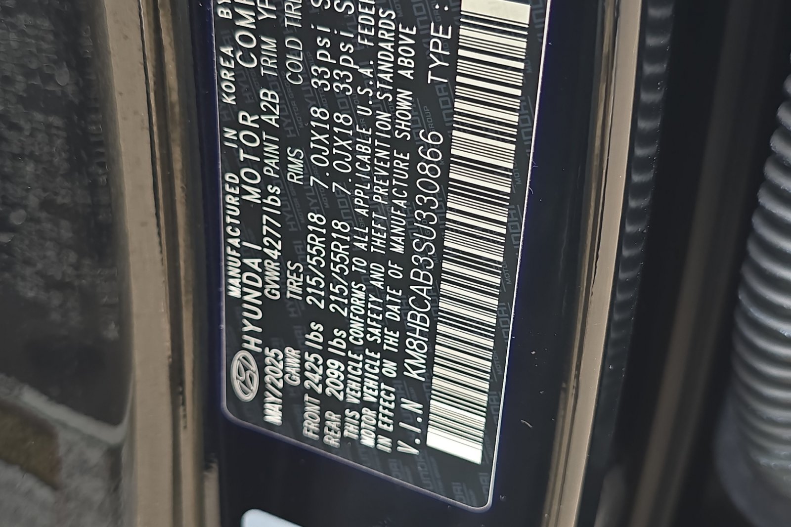 Used 2025 Black Hyundai SEL image 28